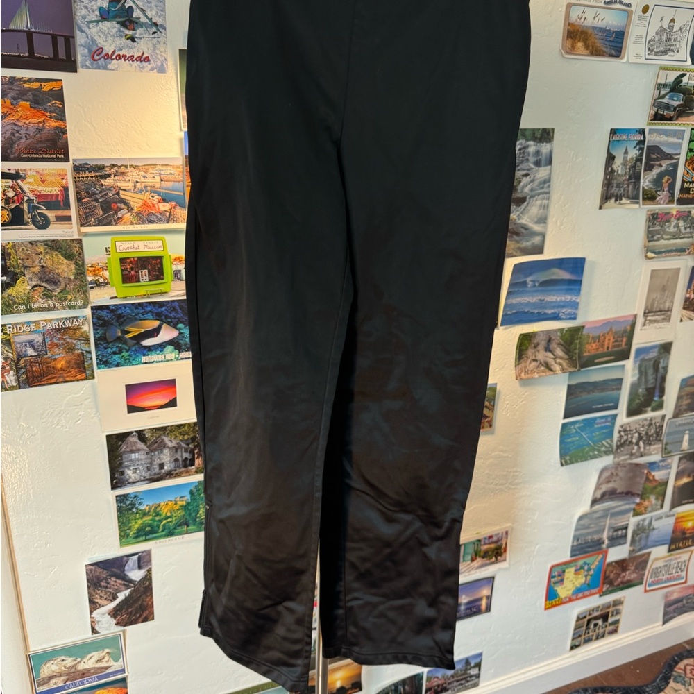 Black Satin SweatPants